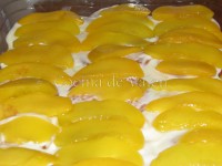 Tarta Fría de Melocotones - Cocina de Valen