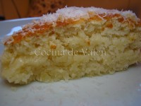 Bizcocho de coco - Cocina de Valen