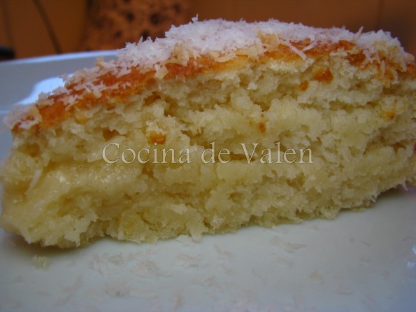 Bizcocho de coco - Cocina de Valen