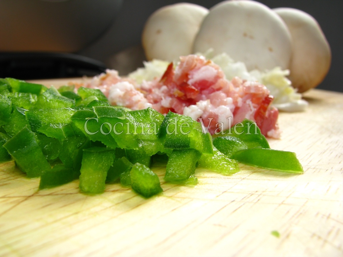 Champiñones rellenos - Cocina de Valen