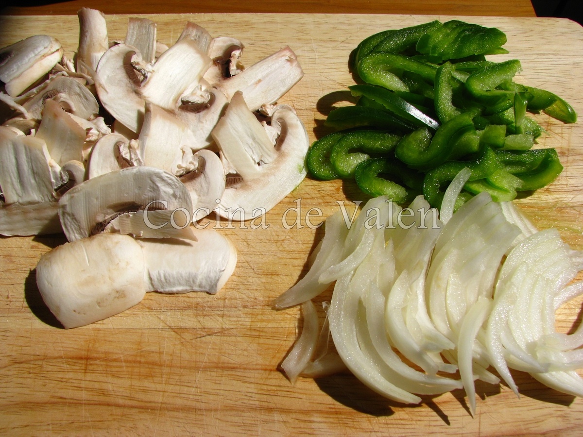 Fideos chinos al wok - Cocina de Valen