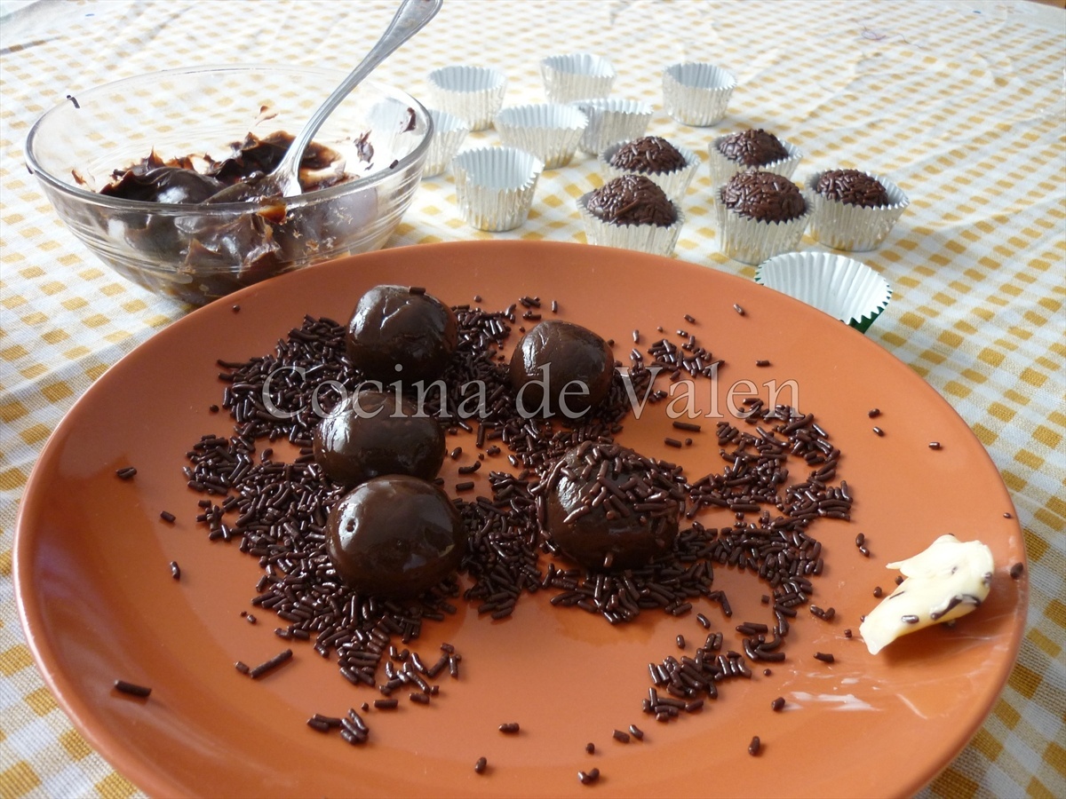 Brigadeiros - Cocina de Valen