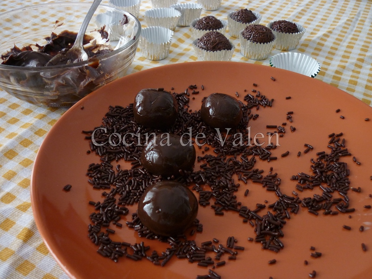 Brigadeiros - Cocina de Valen