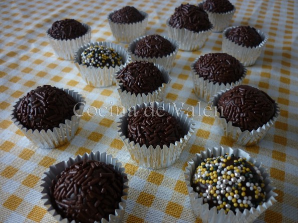 Brigadeiros - Cocina de Valen