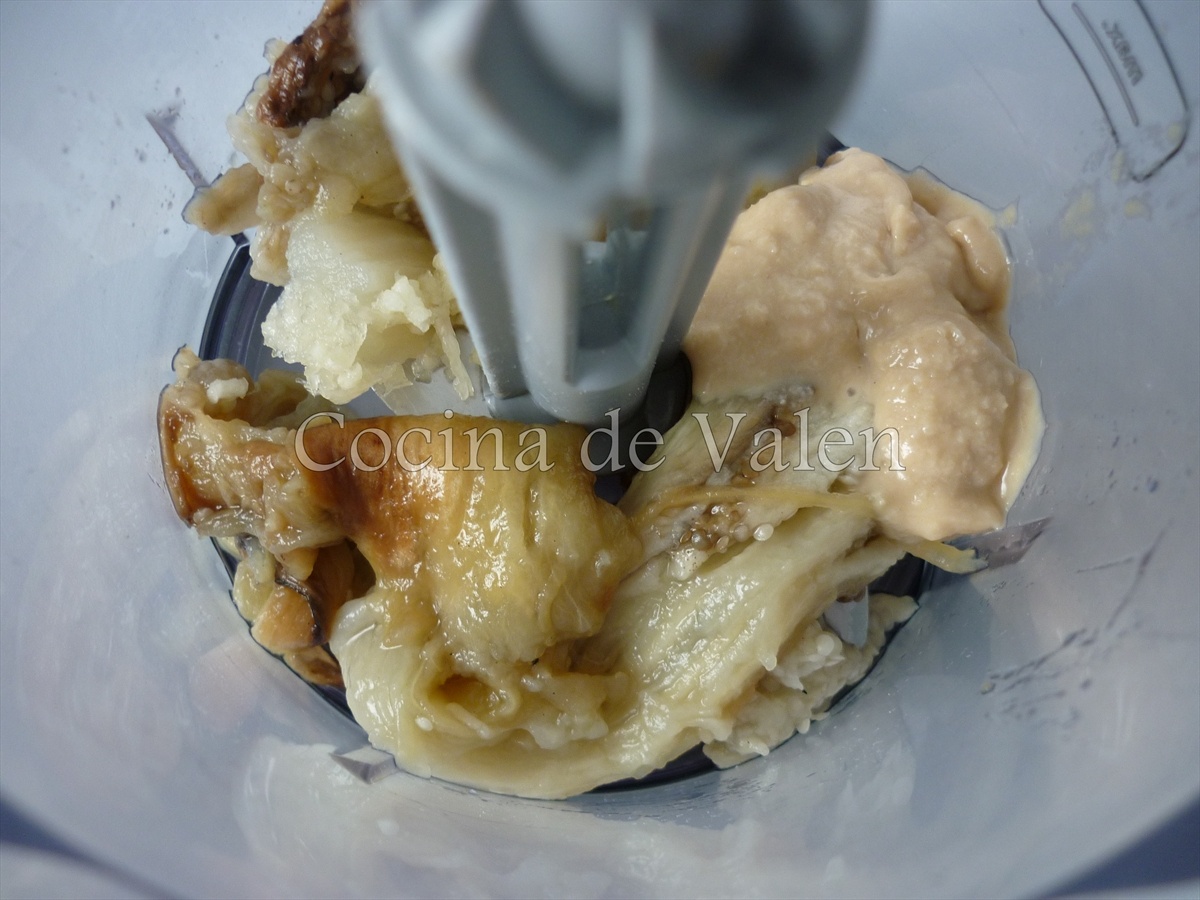 Baba Ganoush o cómo hacer una crema árabe de berenjenas - Cocina de Valen