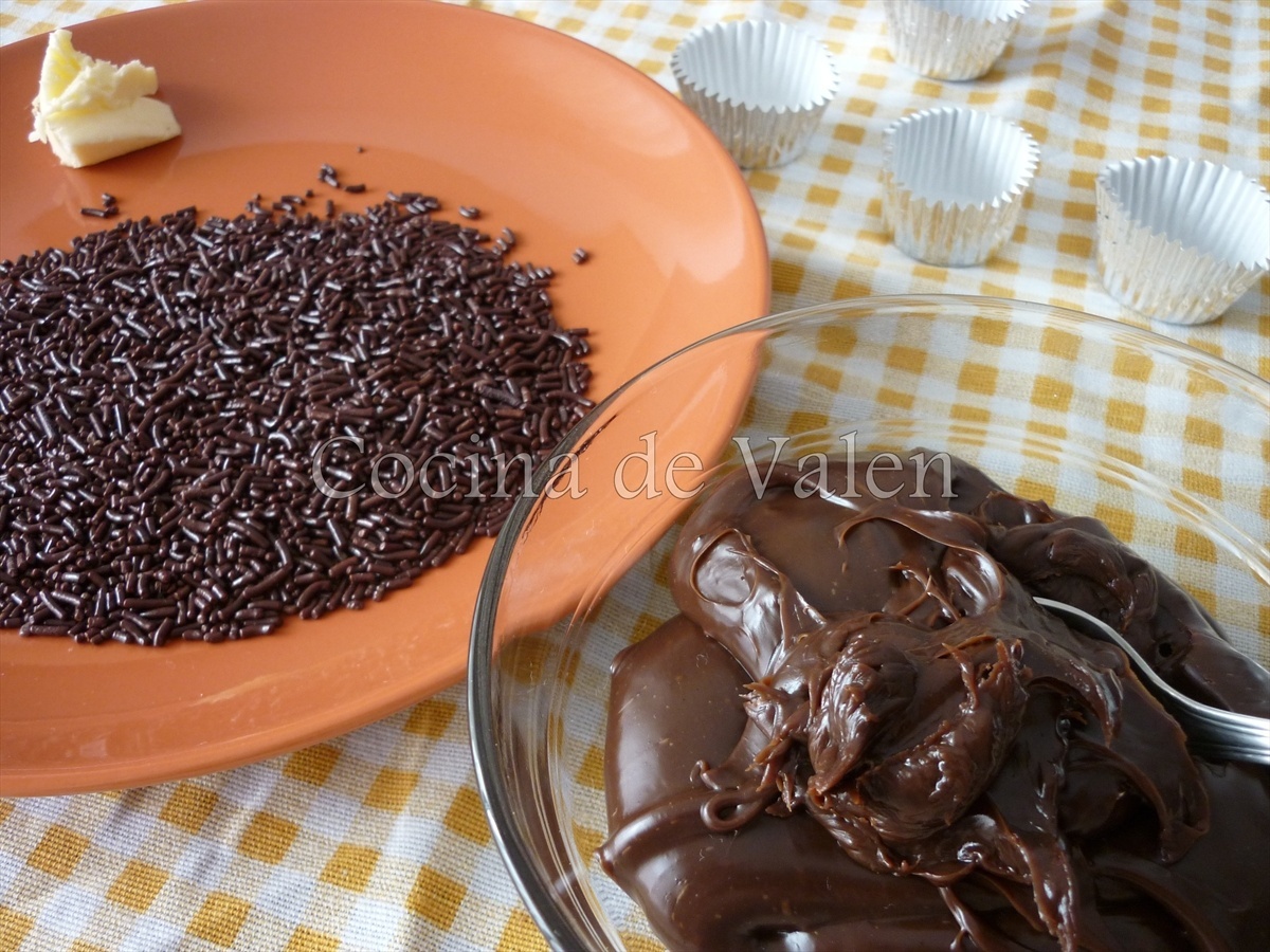 Brigadeiros - Cocina de Valen
