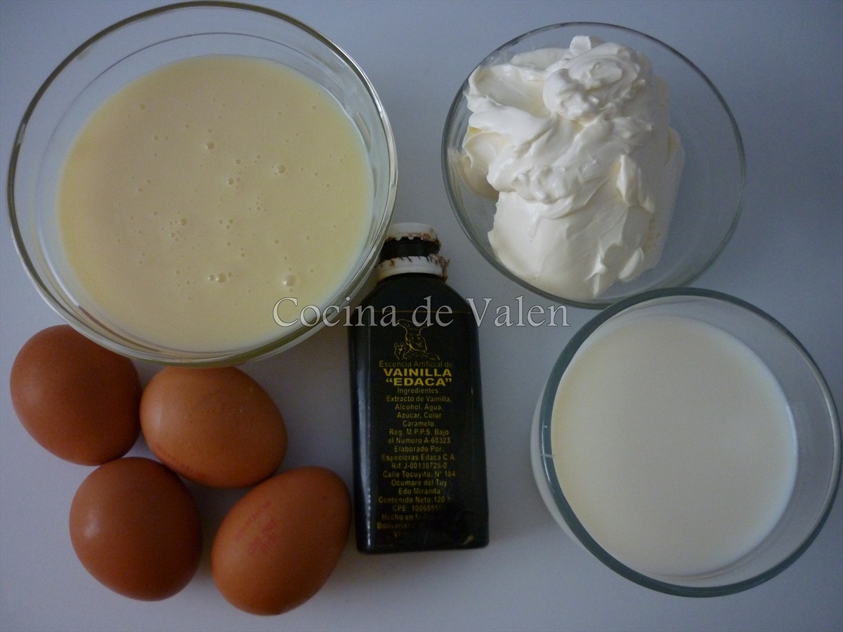 Receta del Flan de Queso - Cocina de Valen