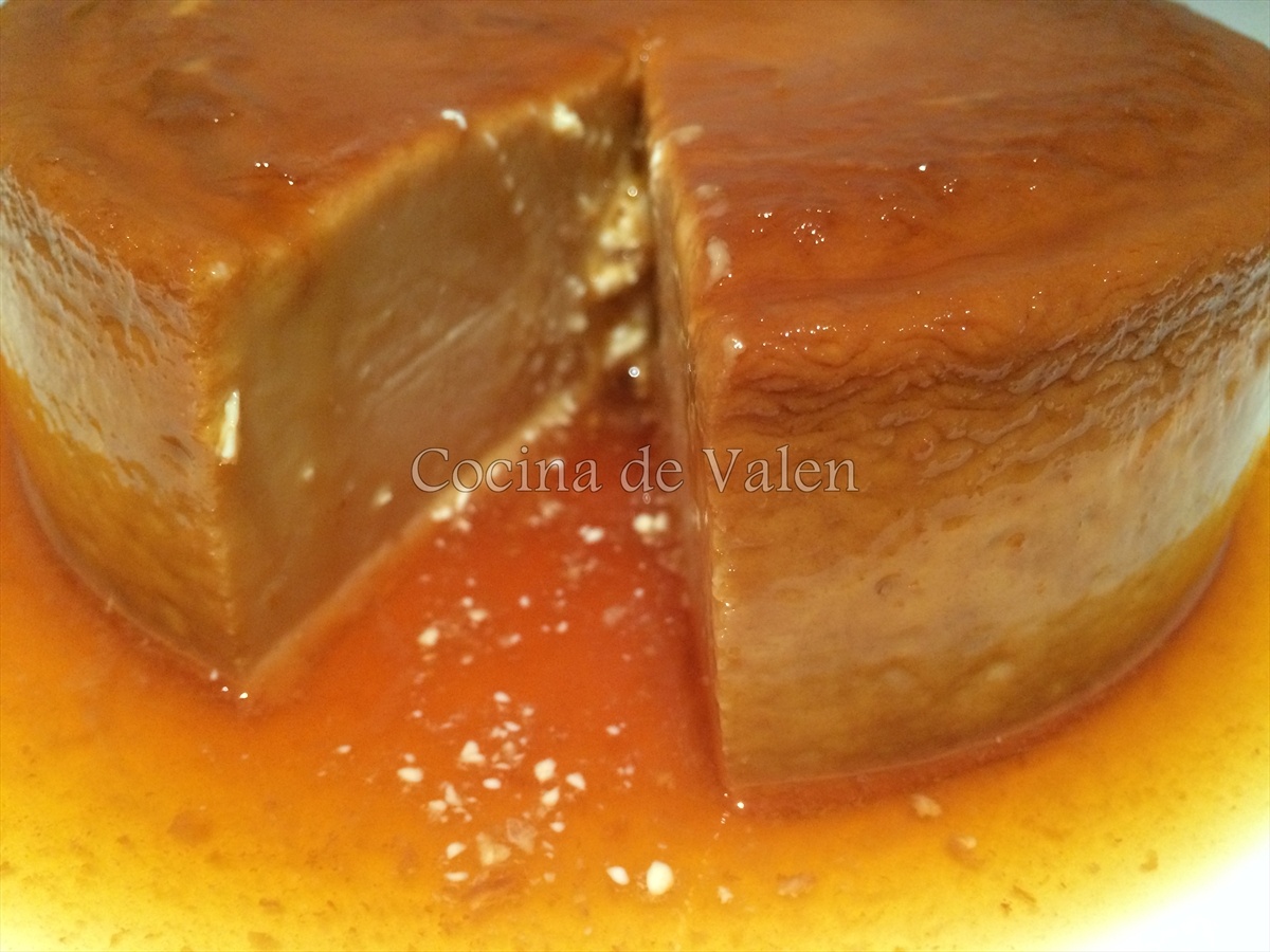 Receta del Flan de Queso - Cocina de Valen