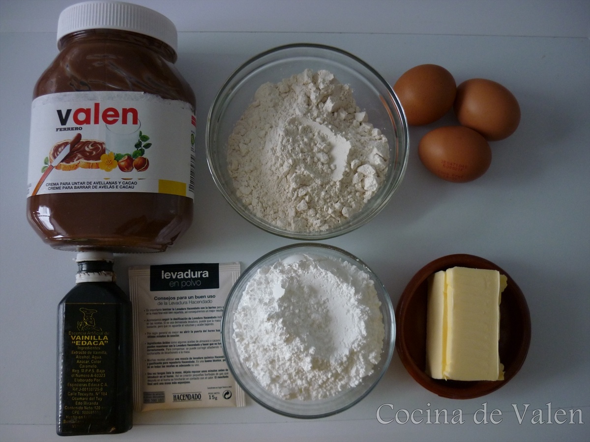Bizcocho express de Nutella - Cocina de Valen