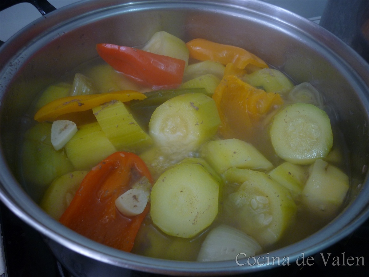 Crema de calabacín - Cocina de Valen