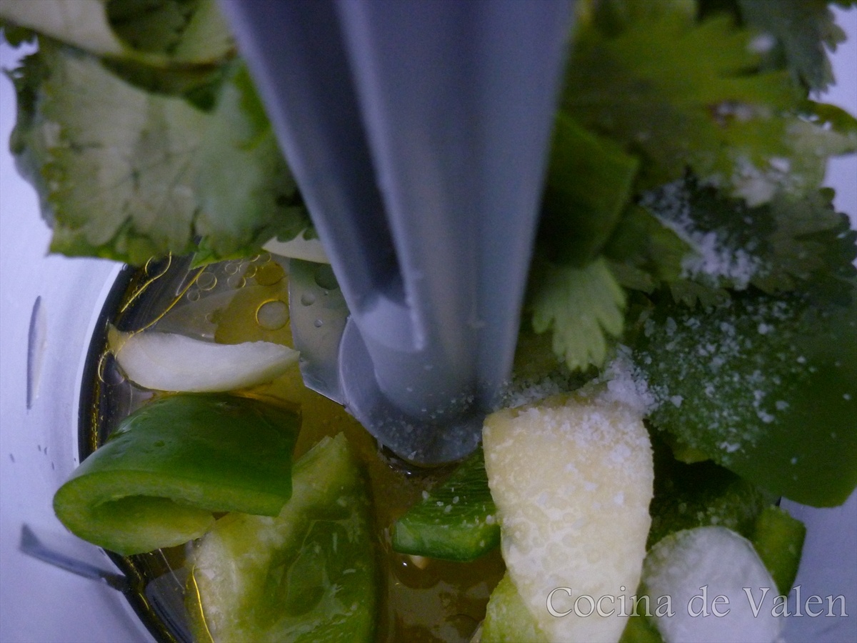 Guasacaca sin aguacate - Cocina de Valen
