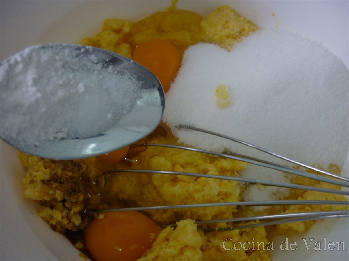 Preparación Torta de maíz