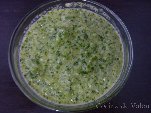 Guasacaca sin aguacate - Cocina de Valen
