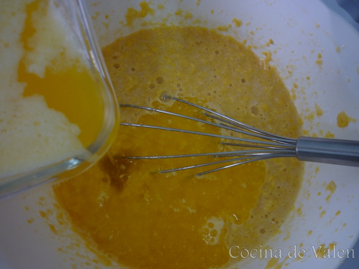 Preparación Torta de maíz