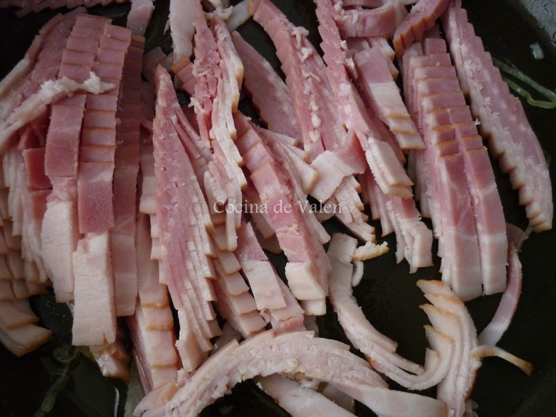 Pan de queso con bacon y ajoporro - Cocina de Valen