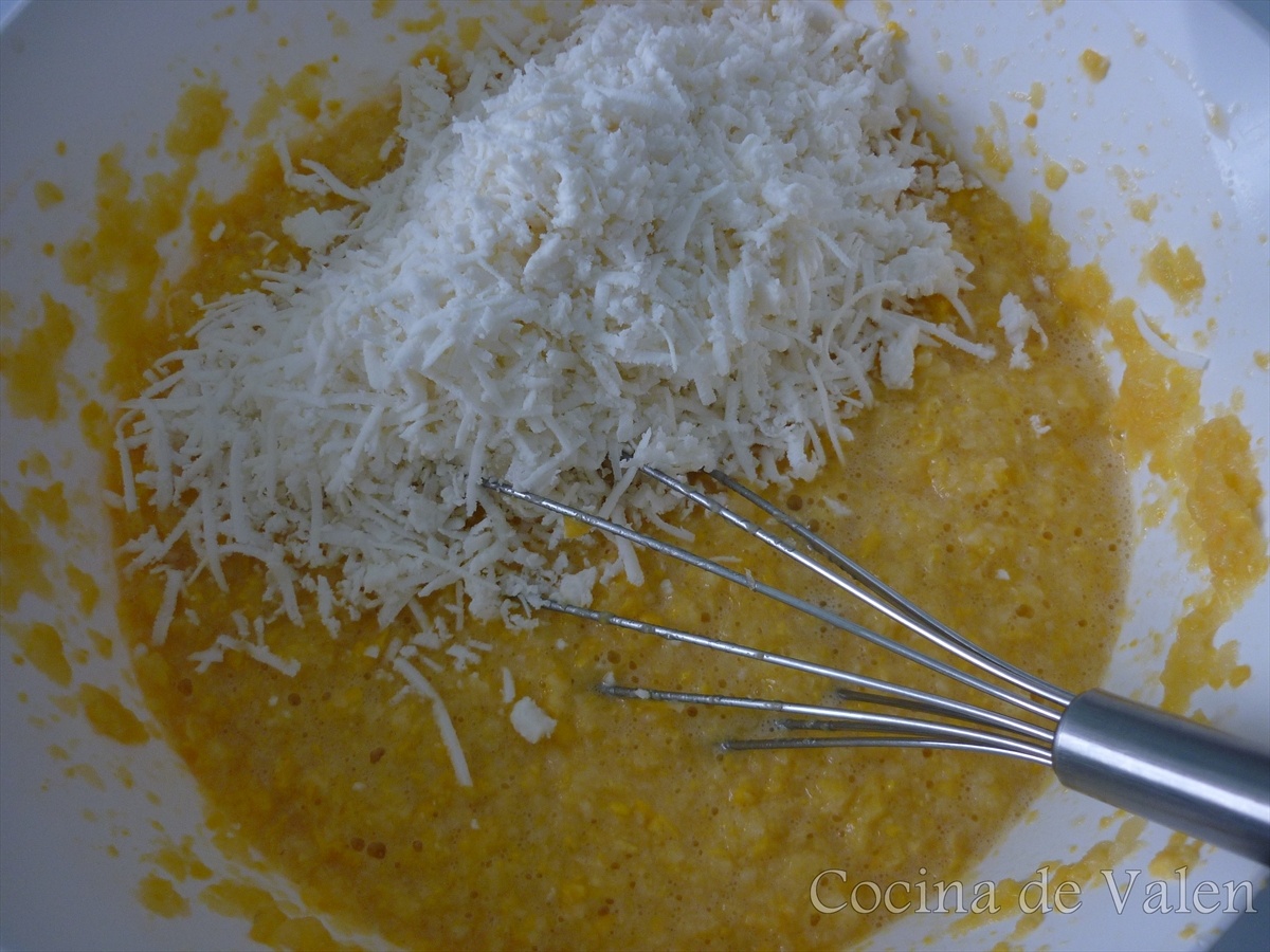 Preparación Torta de maíz