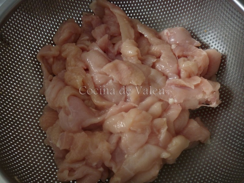 Pollo troceado