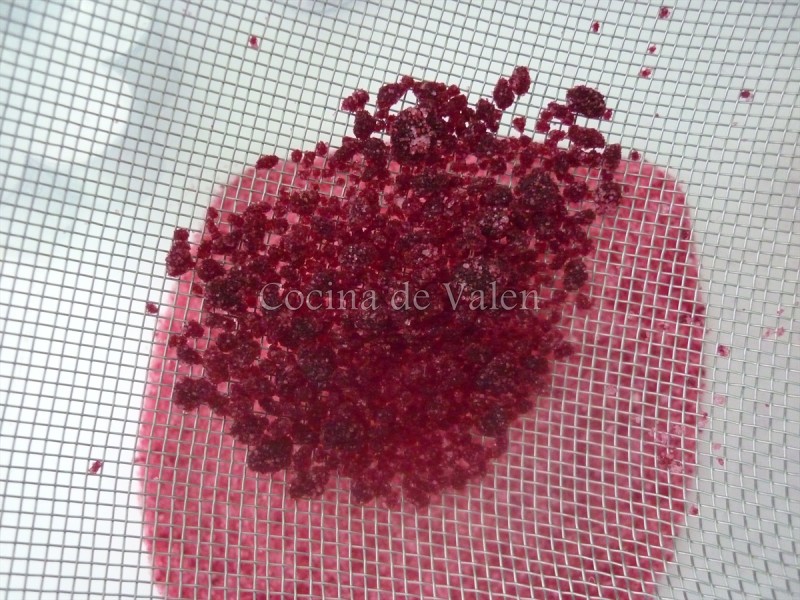 Azúcar de color rosado