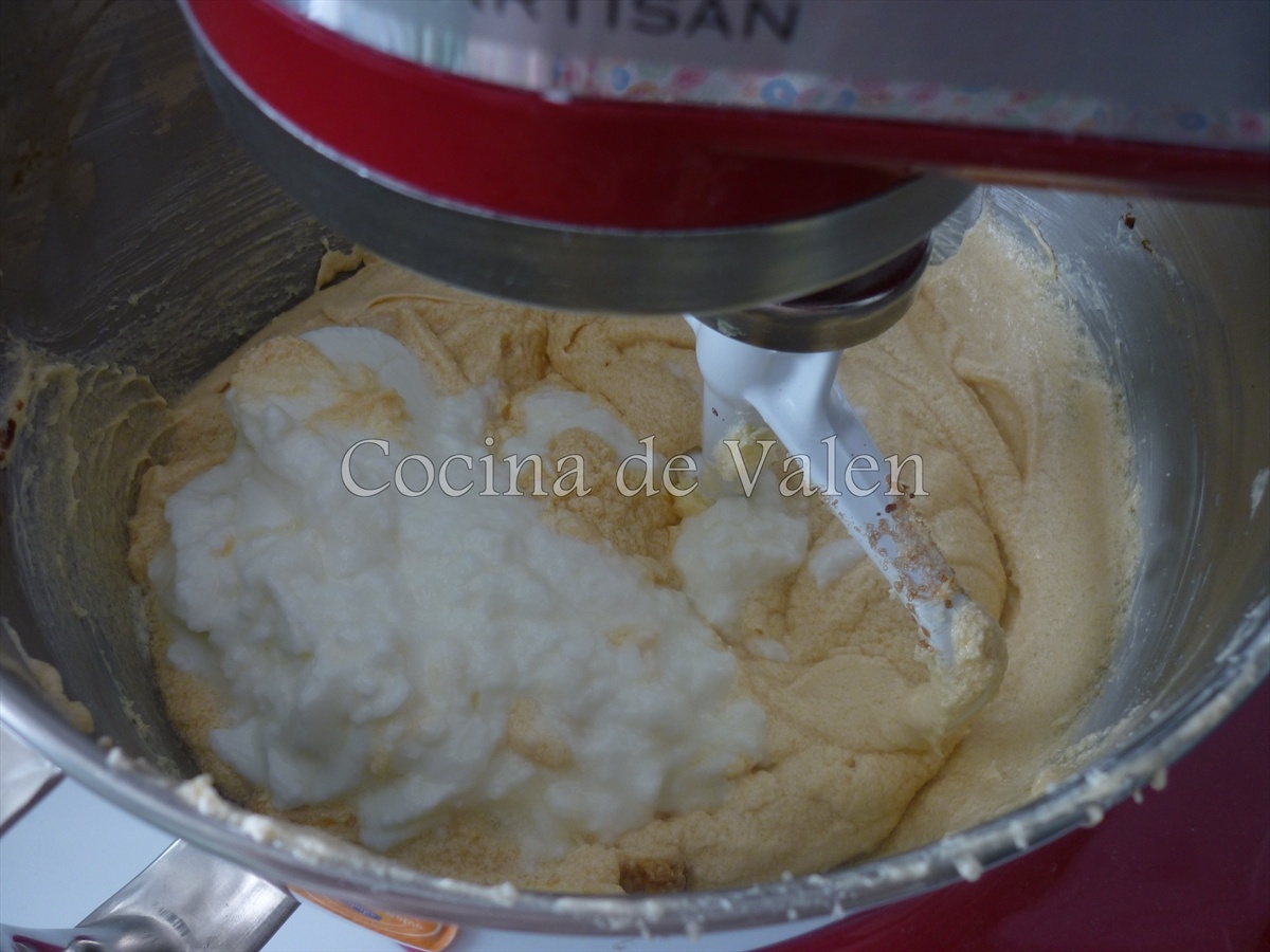 Bizcocho con canela y nueces