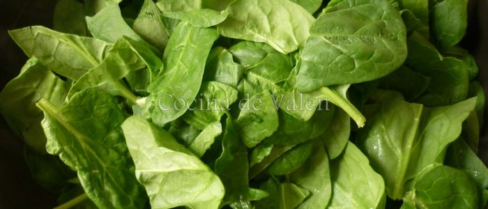 Espinacas para Tortitas de Espinaca