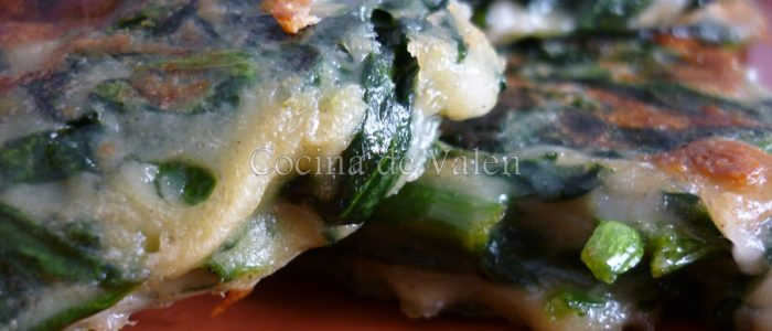 Tortitas de Espinaca a la plancha