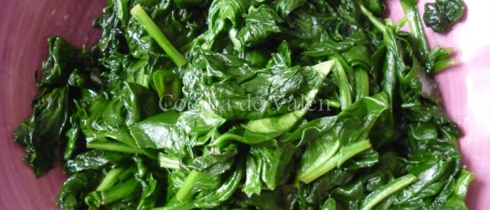 Espinacas para Tortitas de Espinaca