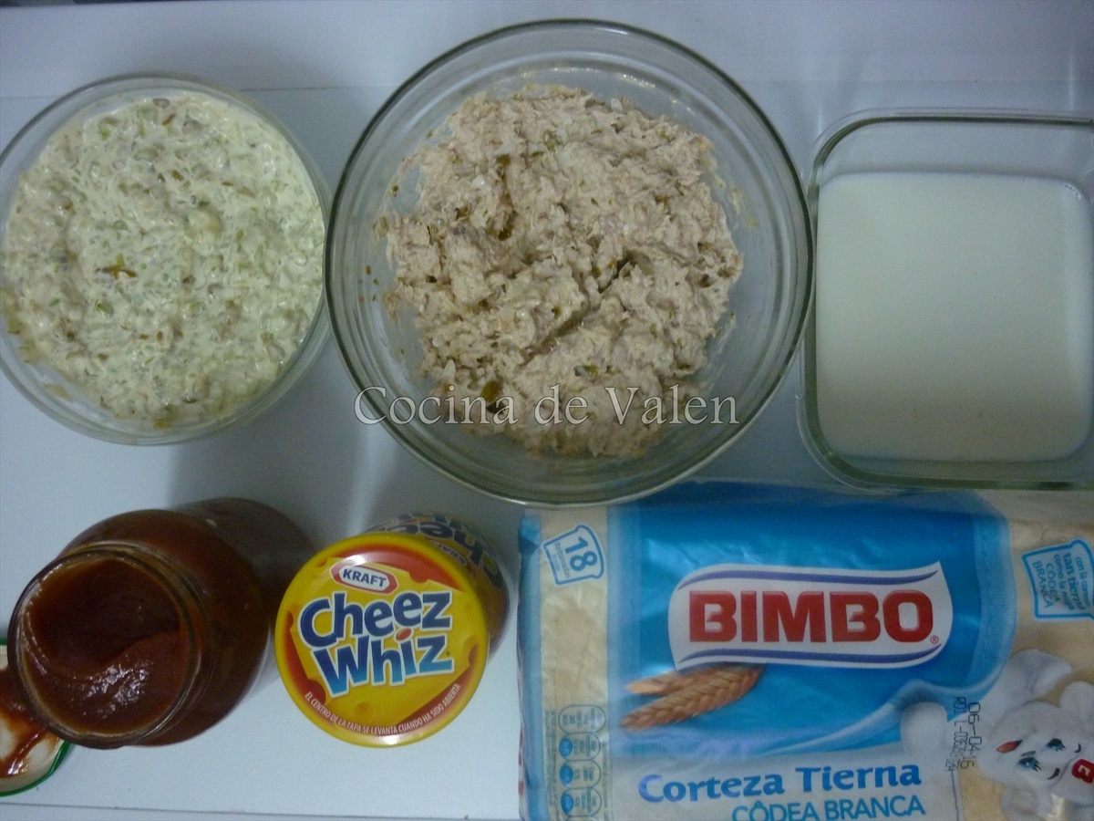 Ingredientes para el sanduchón