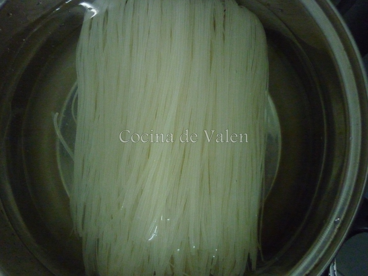 Pad Thai de Gambas - Cocina de Valen