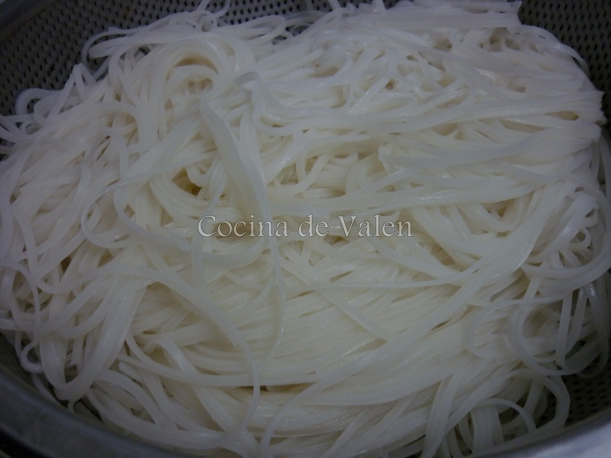 Pad Thai de Gambas - Cocina de Valen