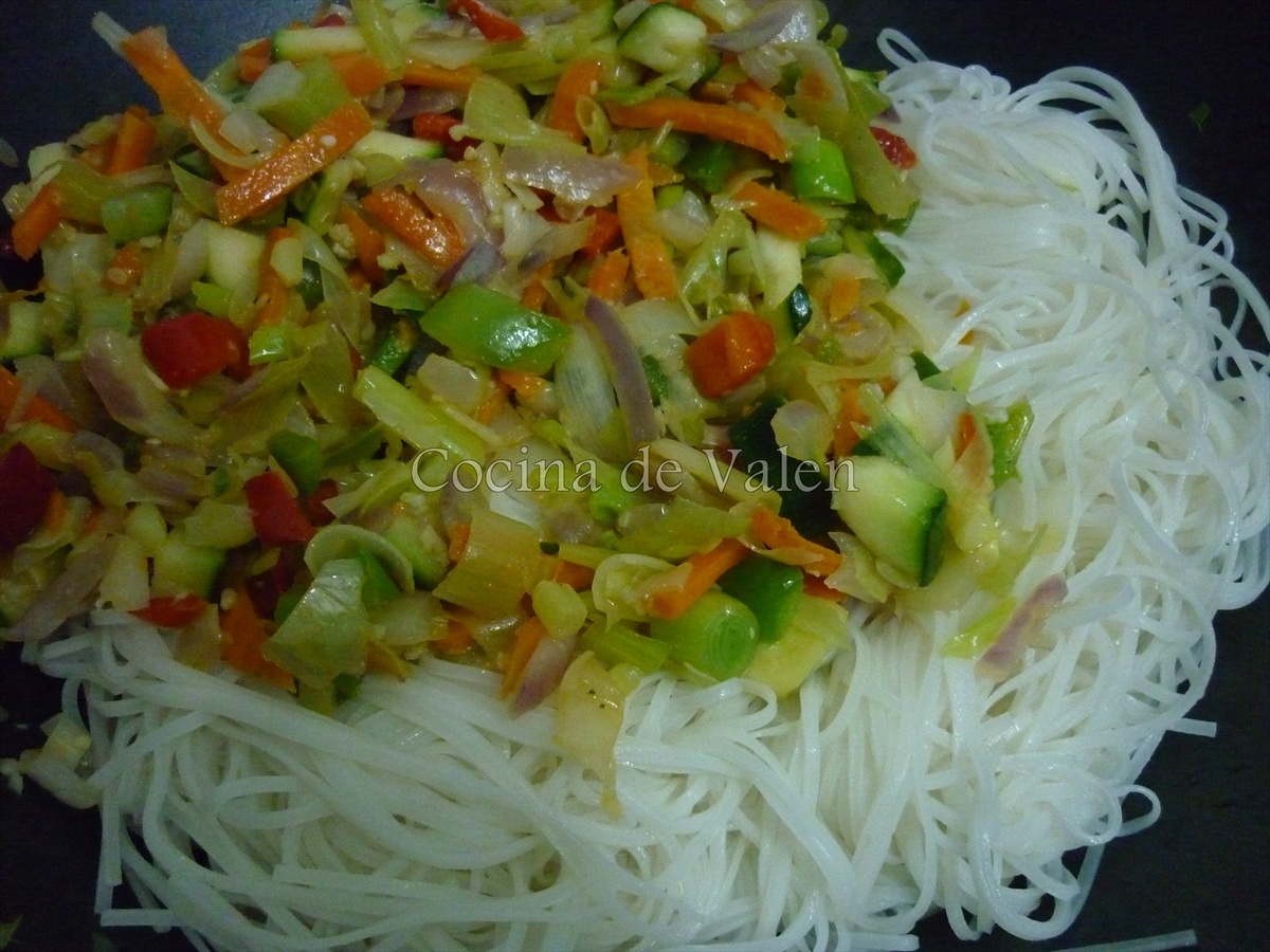 Pad Thai de Gambas - Cocina de Valen