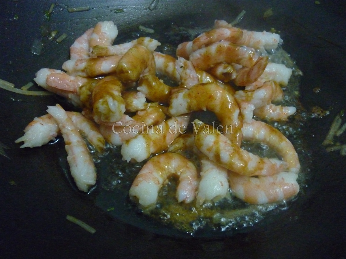 Pad Thai de Gambas - Cocina de Valen