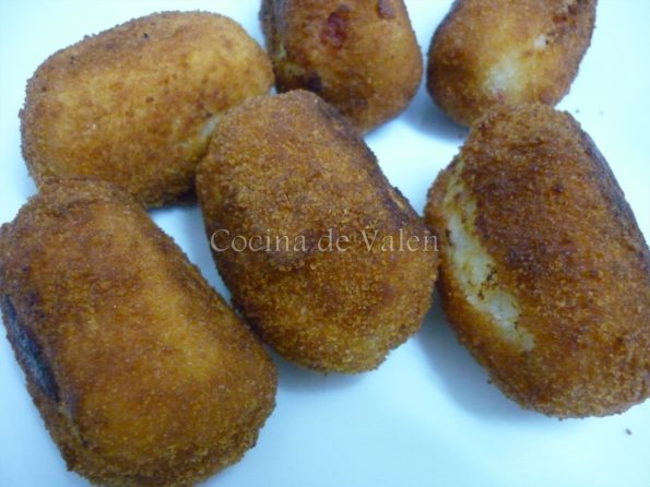 Preparación de las croquetas de merluza - Cocina de Valen