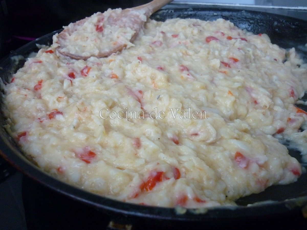 Preparación de las croquetas de merluza - Cocina de Valen