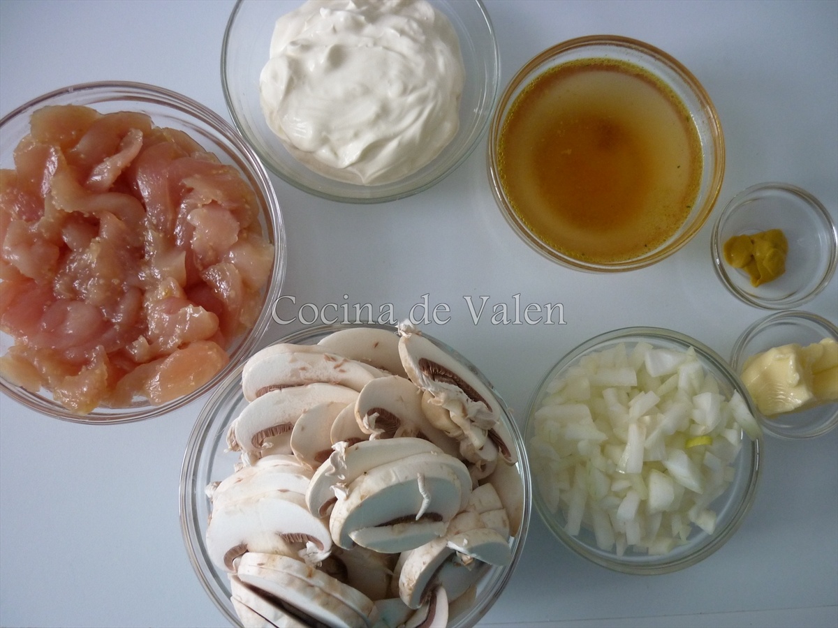 Strogonoff de Pollo - Cocina de Valen