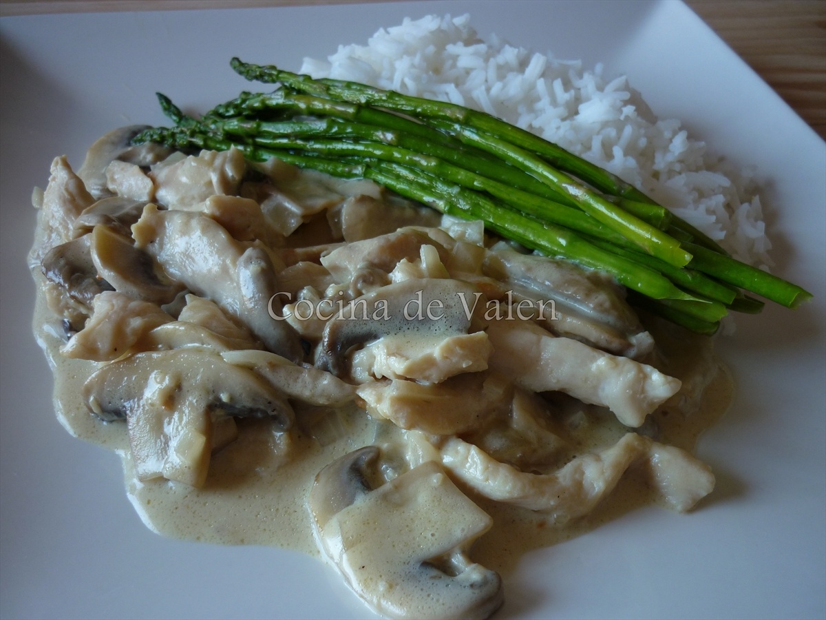 Strogonoff de Pollo - Cocina de Valen