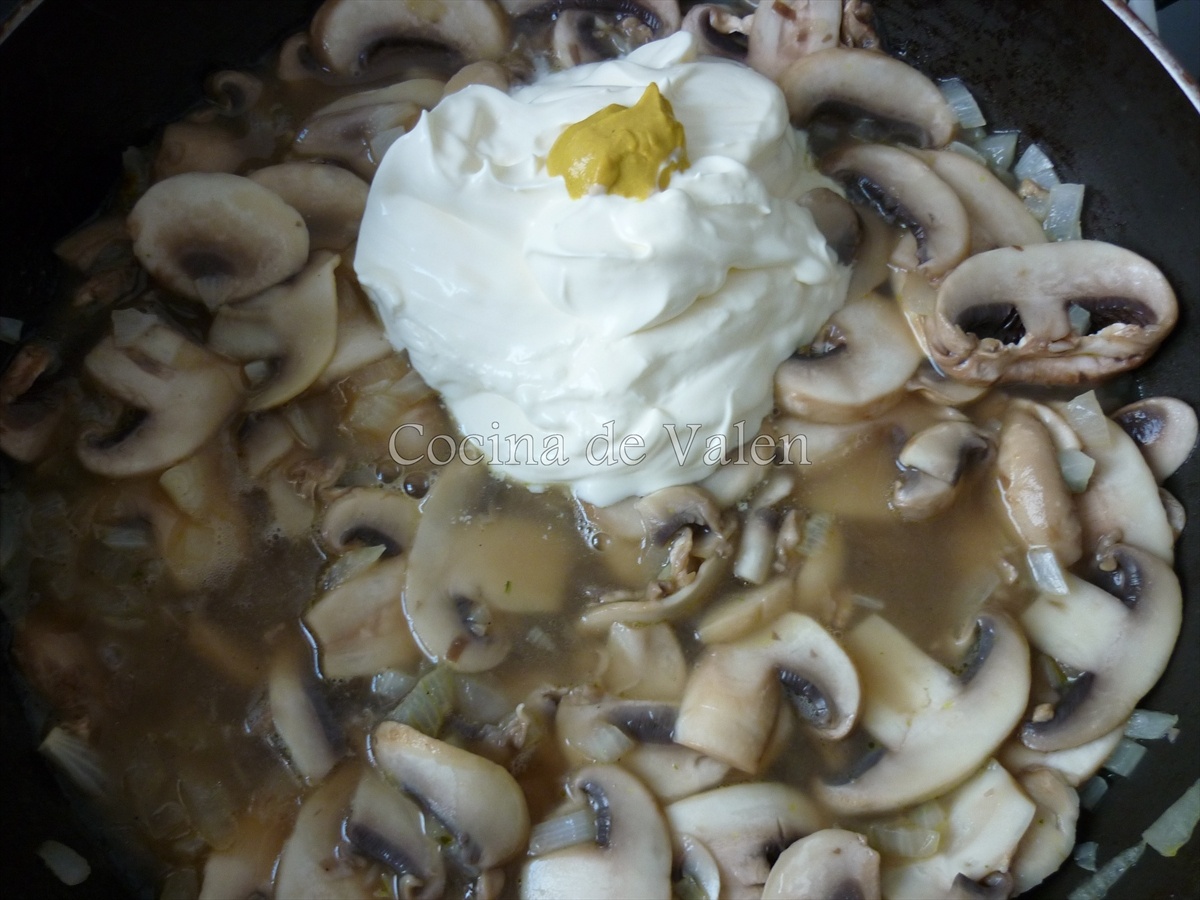 Strogonoff de Pollo - Cocina de Valen