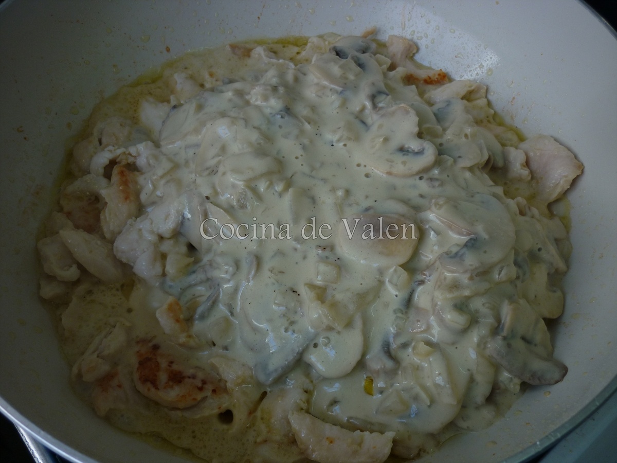 Strogonoff de Pollo - Cocina de Valen