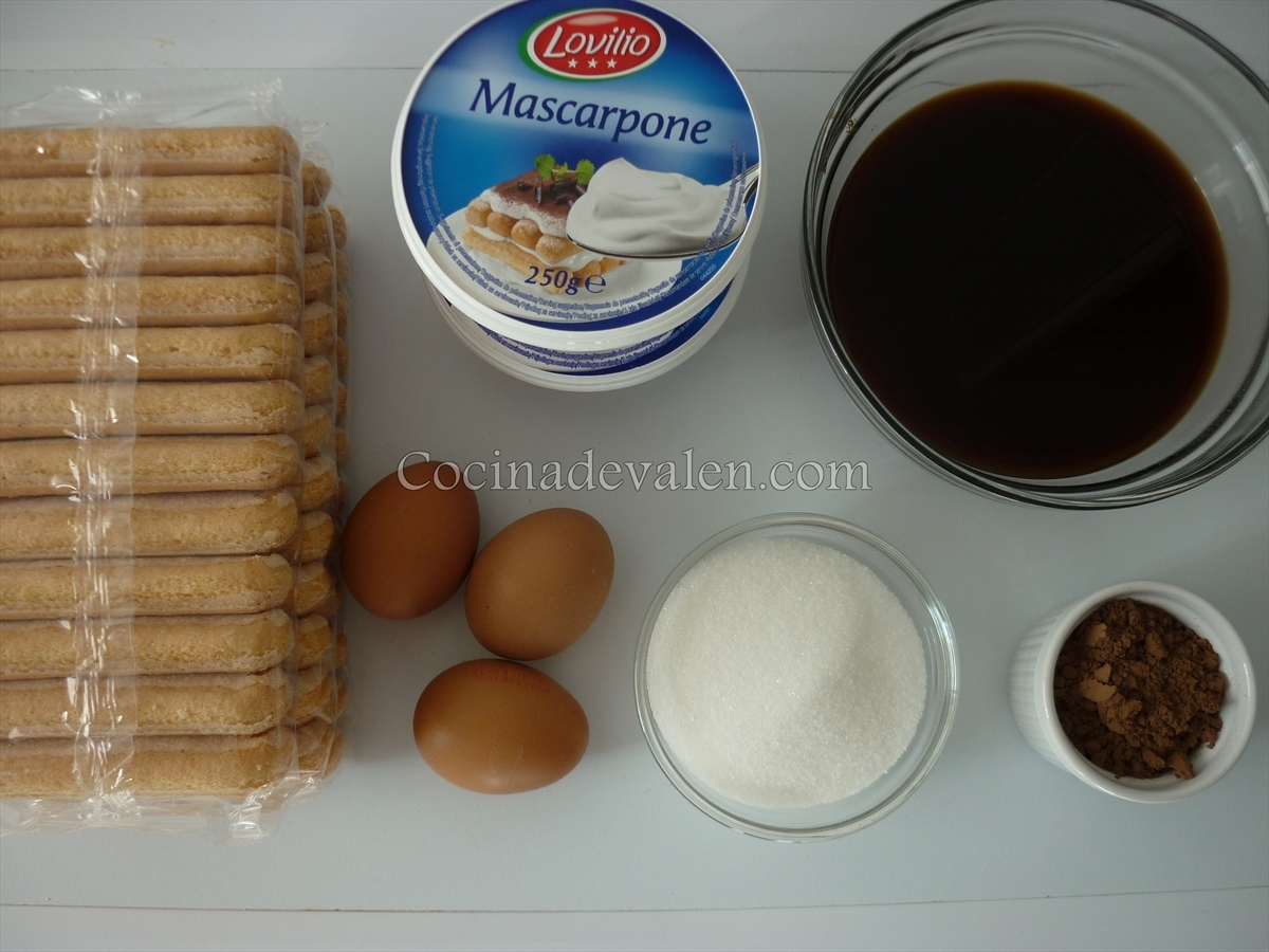 Tiramisú - Cocina de Valen