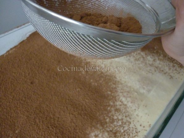 Tiramisú - Cocina de Valen