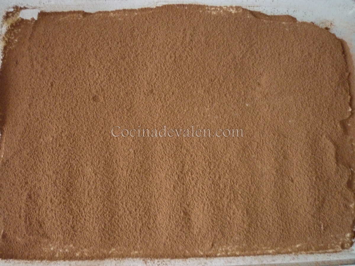 Tiramisú - Cocina de Valen