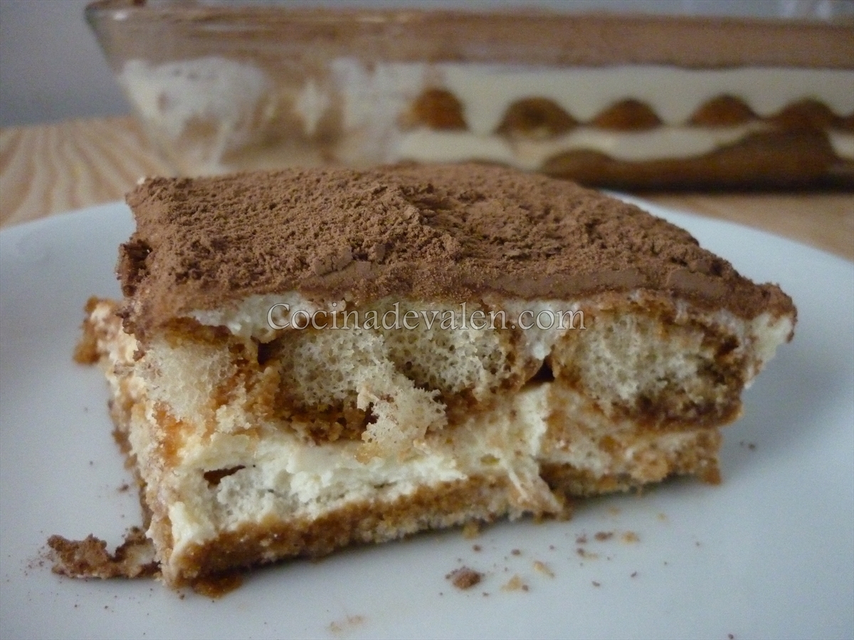 Tiramisú - Cocina de Valen
