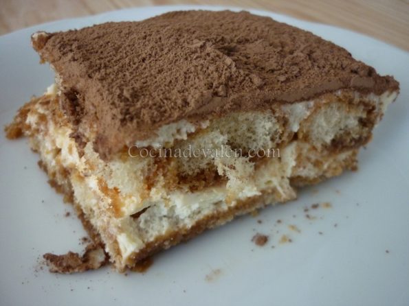 Tiramisú - Cocina de Valen