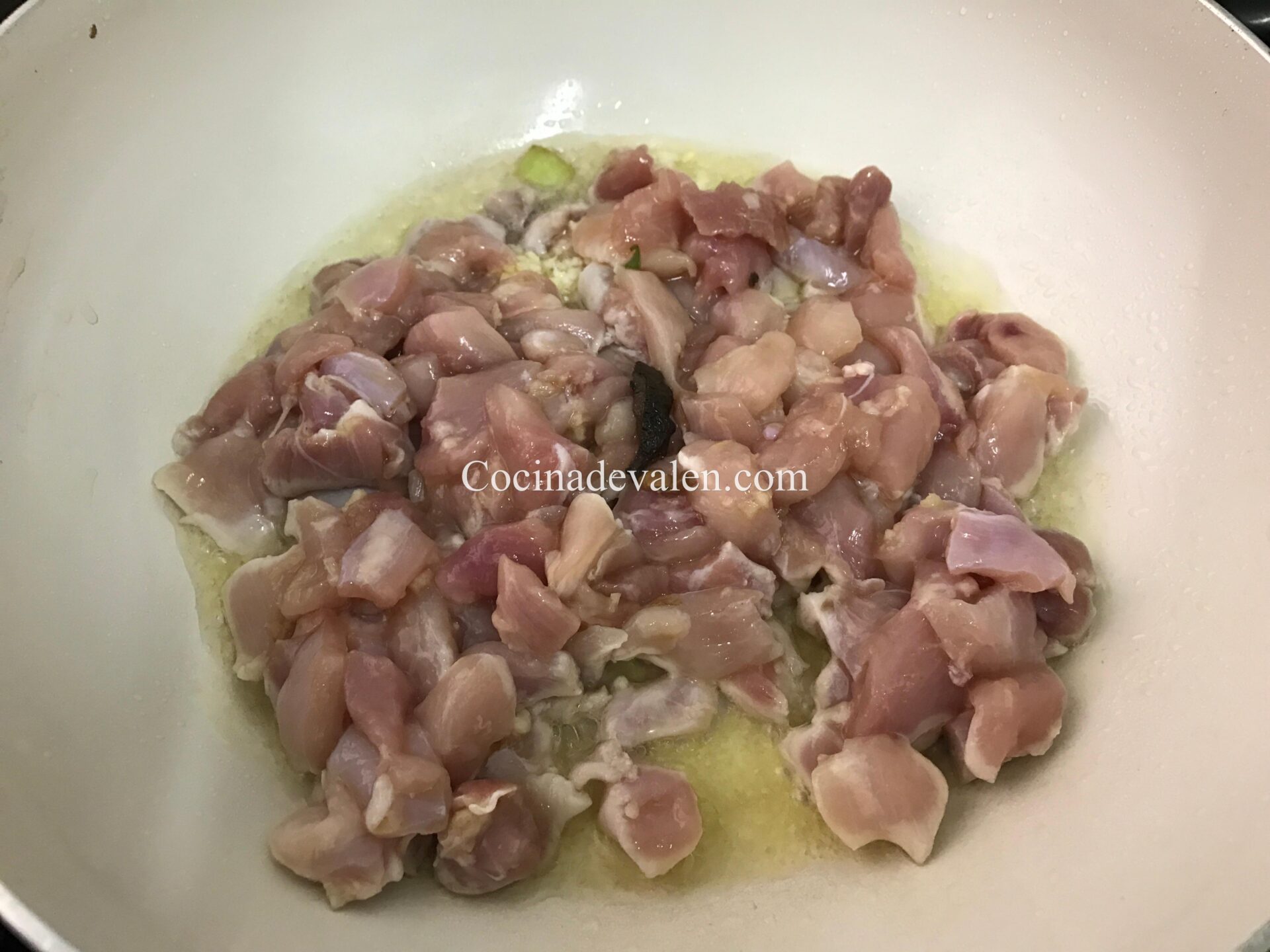 Tallarines salteados con Pak choi y pollo - Cocina de Valen