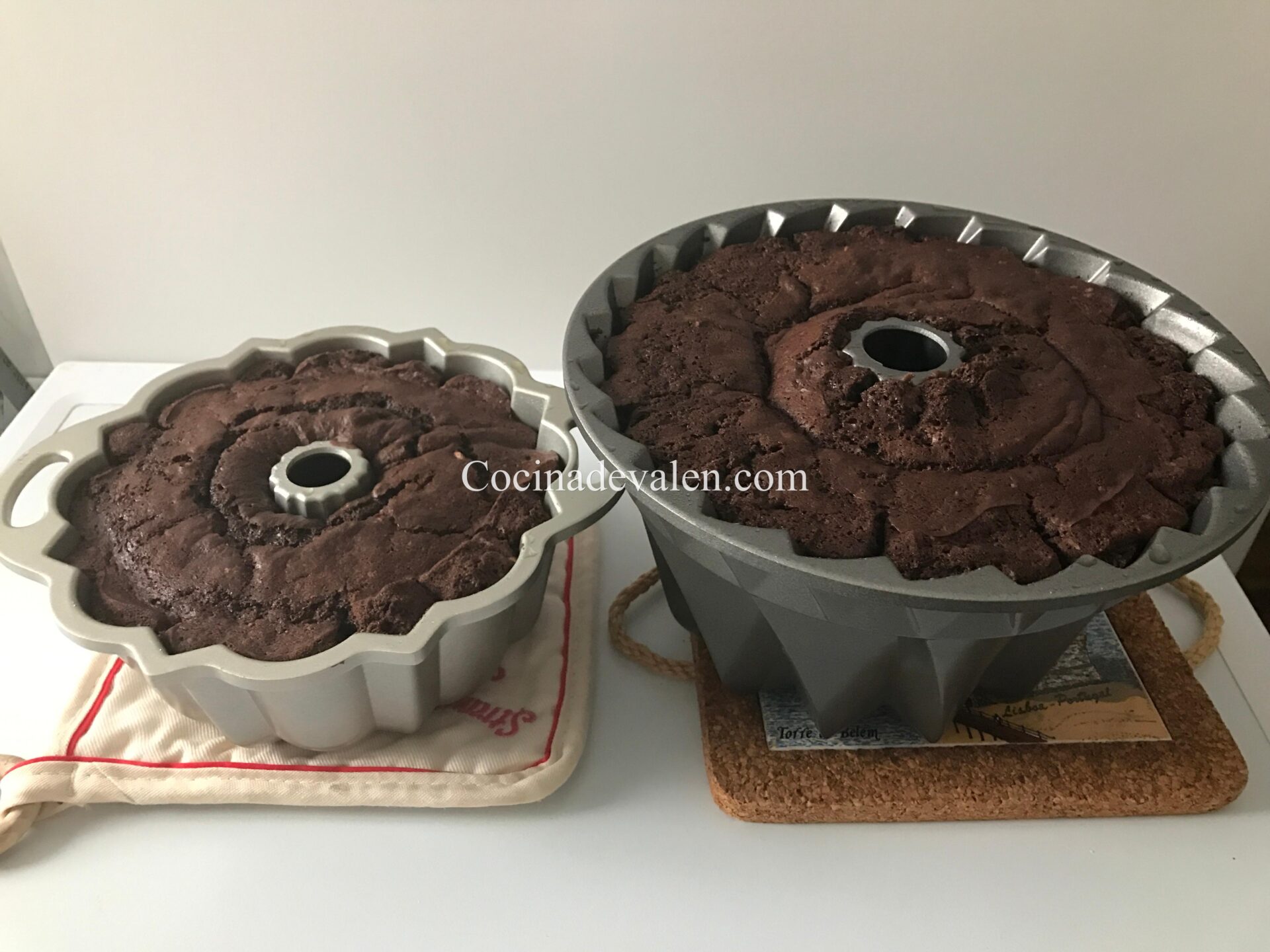 Bizcocho de Chocolate y frutos secos - Cocina de Valen