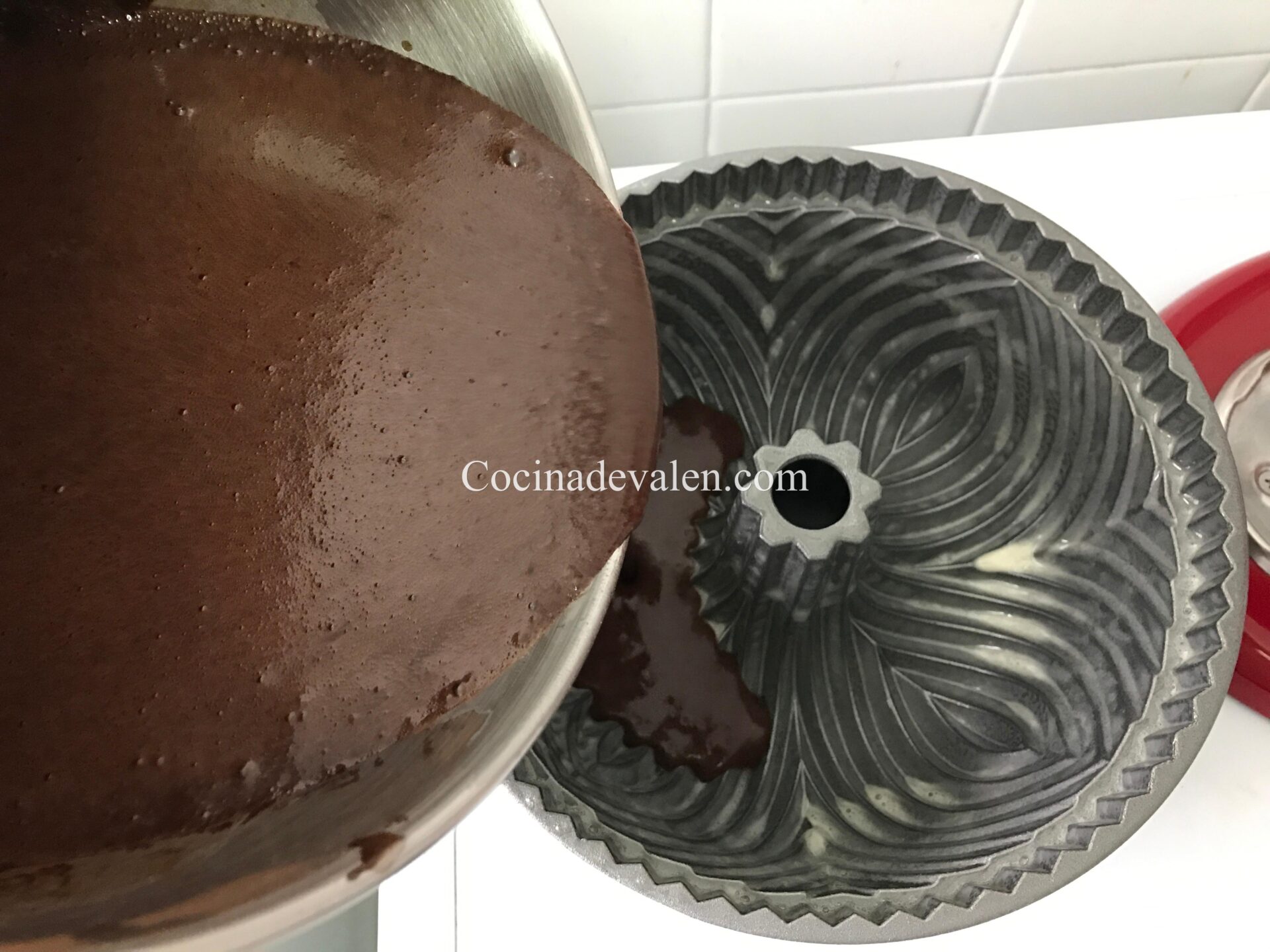 Bizcocho de chocolate muy jugoso Bizcocho de chocolate muy jugoso - Cocina de Valen