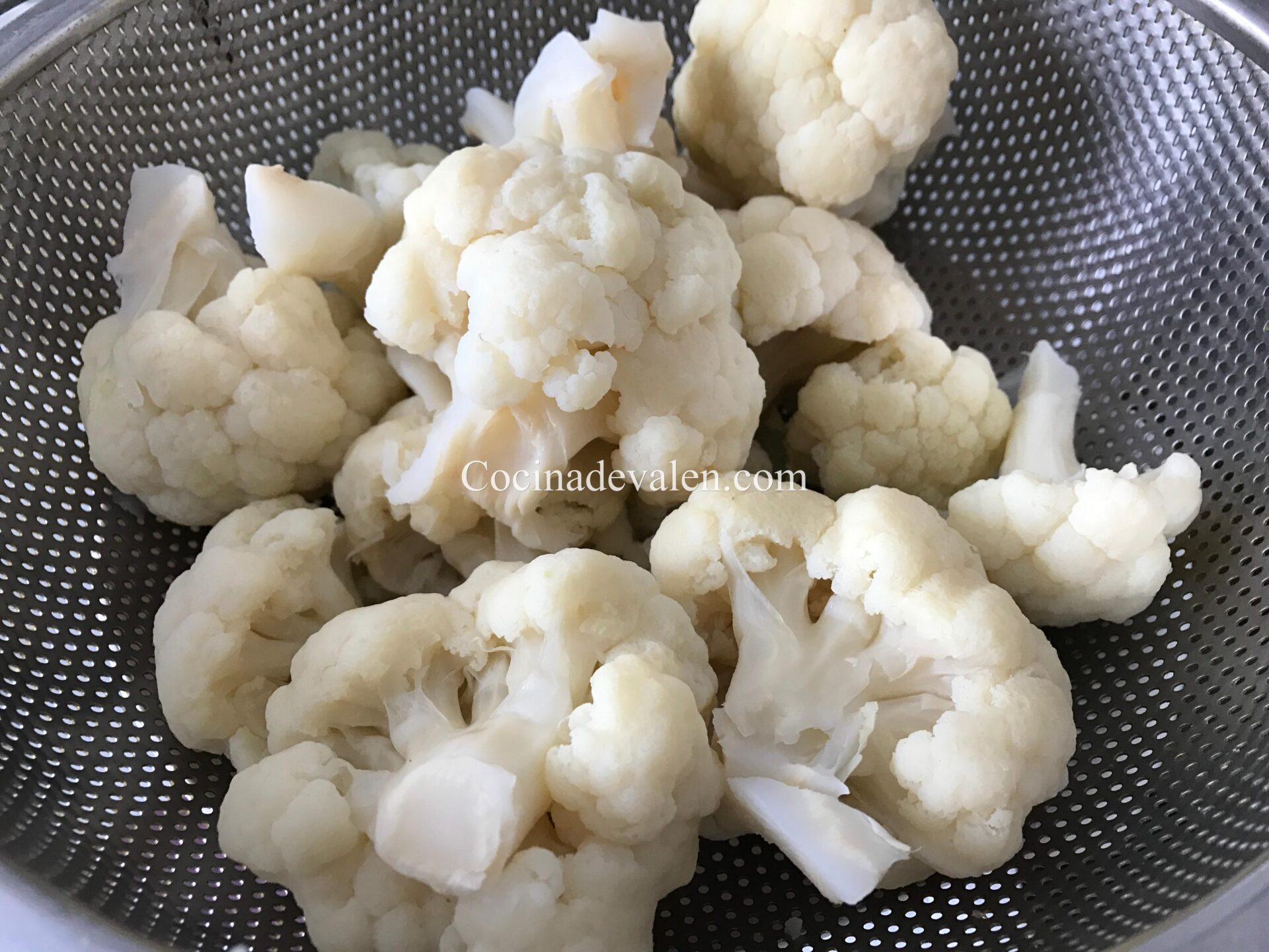 Coliflor gratinado - Cocina de Valen