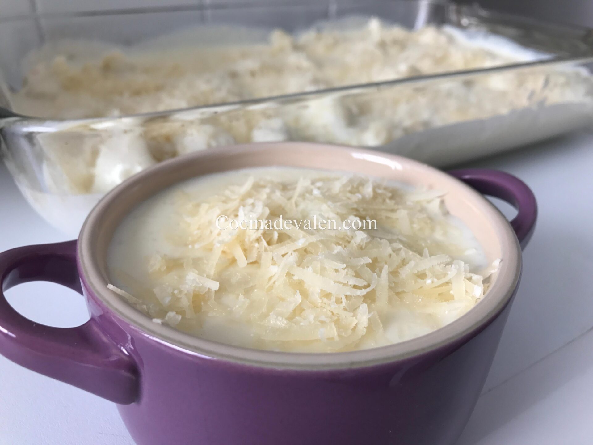 Coliflor gratinado - Cocina de Valen