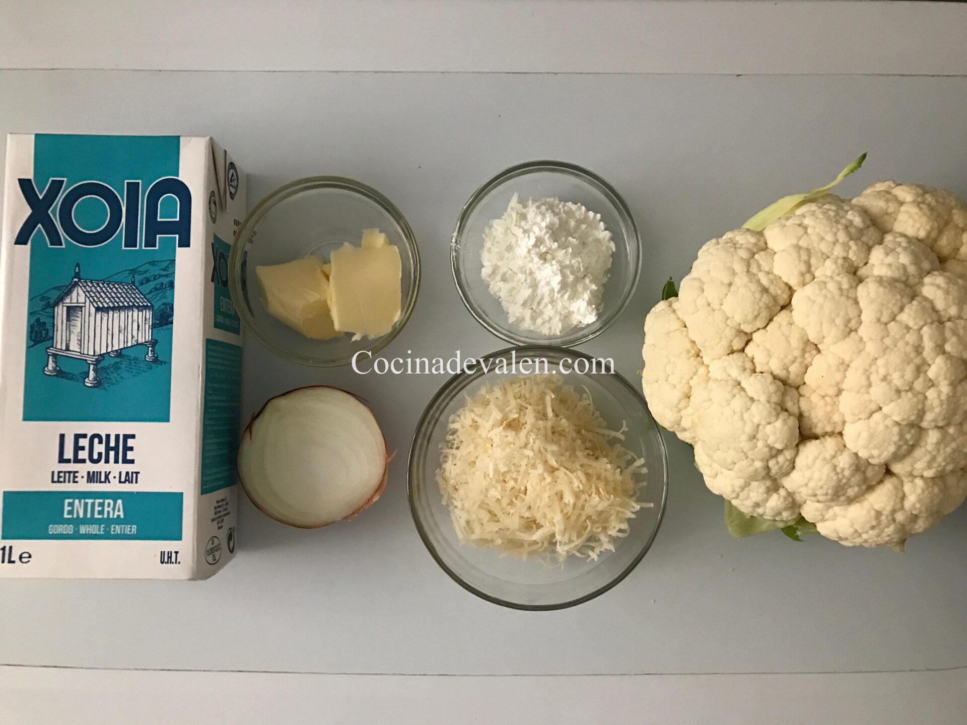 Coliflor gratinado - Cocina de Valen