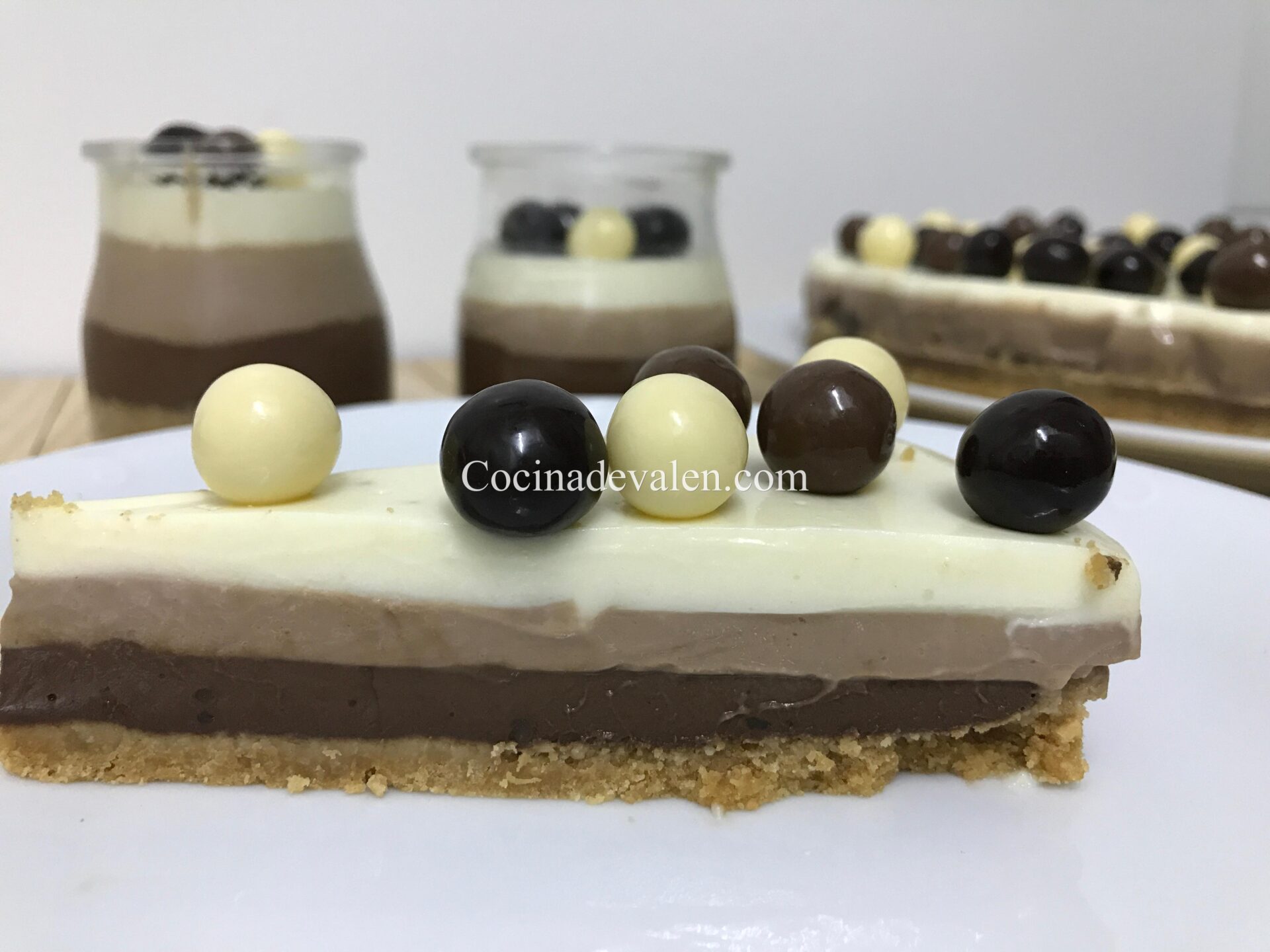 Tarta Tres Chocolates