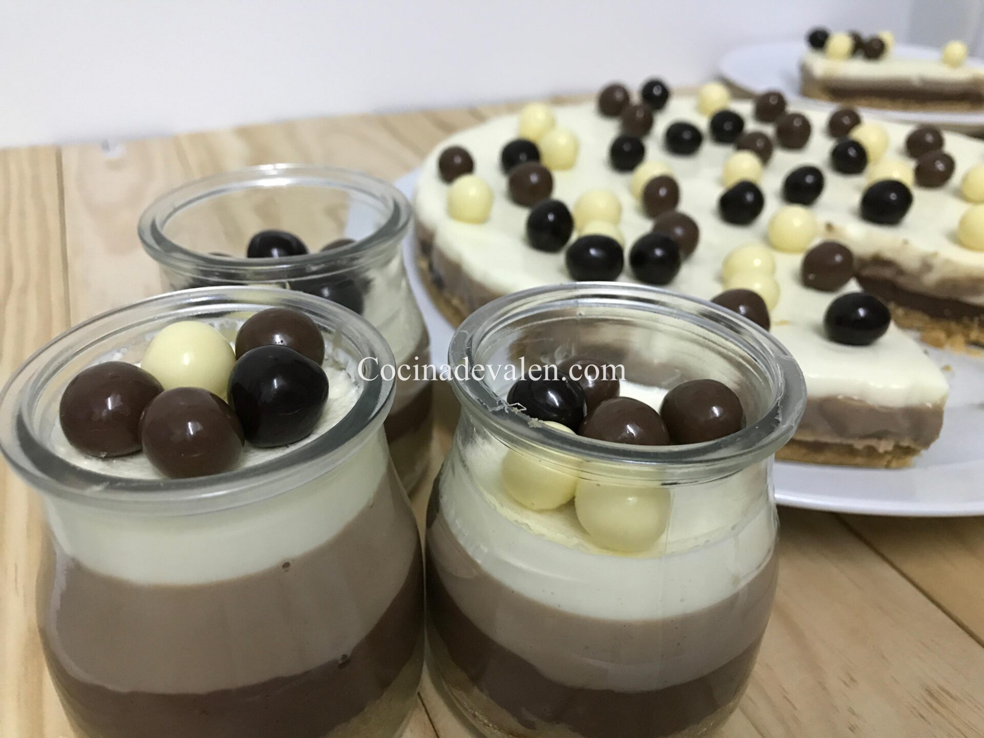 Tarta Tres Chocolates